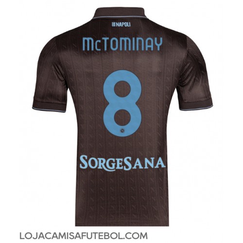 Camisa de Futebol SSC Napoli Scott McTominay #8 Equipamento Alternativo 2025-26 Manga Curta